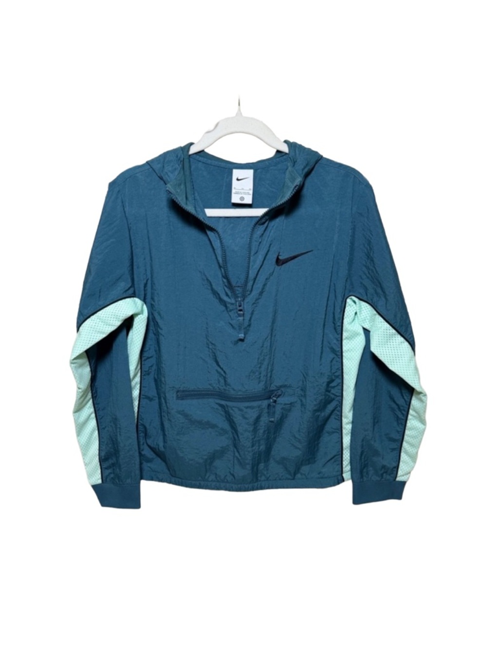 Nike Quarter Zip Hooded Weatherproof Pullover